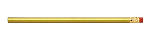Pencil Guy Blank Round Pencils, Gold, 144 to a box | Not Sharpened - color: Gold, size: 1 Count (Pack of 144), style: Not Sharpened
