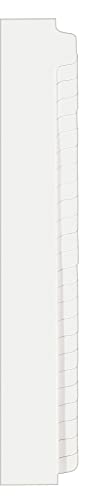 Avery Blank Tab Legal Exhibit Binder Dividers, White Unlaminated Tabs, Letter-Size, Standard Collated 25-Tab Set (11959) - style: 1 Set