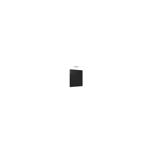 Staples 1/2" 3-Ring View Binder, Black, 4/Pack - color: Black, size: 4 Pack, style: 0.5'' Inch