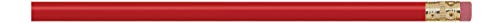 Express Pencils™ Personalized Pencils Round Custom Imprinted with your Name - Text - Logo - Message- 12 pkg - Customizable - Made in USA -Great Gift Idea (Red) - color: Red