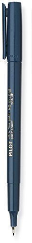 Pilot Extra Fine Point Permanent Markers, Marker Pens, Blue Ink, 12-Pack - color: Blue