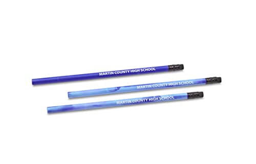 Pencil Guy Promotional Personalized Mood Pencils, Blue | 1000 to a box, Imprinted - color: Blue, size: 1 Count (Pack of 1000)