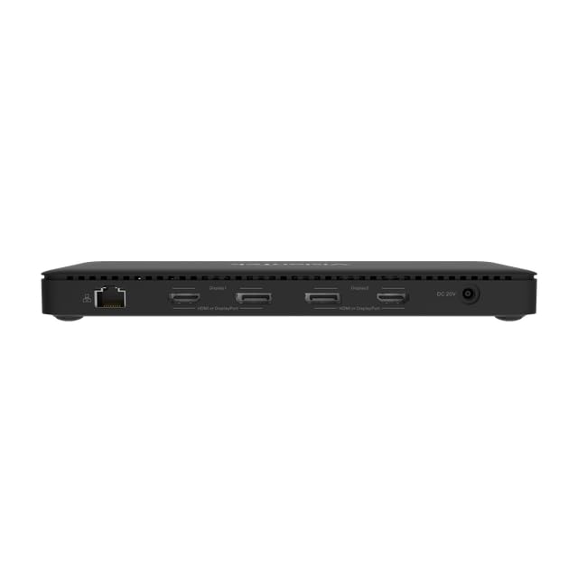 VisionTek VT4600DL Universal Dual 4K Docking Station 100W Charging (USB-A, USB-C) | Dual 4K Display via HDMI/DP, 100W Power Delivery, Universal DisplayLink, Windows & Mac Support, Hybrid Enterprise Deployment
