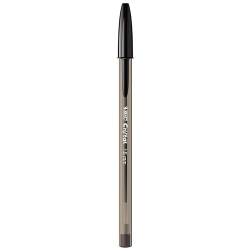 BIC Cristal Xtra Bold Ballpoint Pens, Bold Point (1.6mm) For Vivid And Dramatic Lines, Black Ink, 24-Count Pack, Perfect Ink Pens - color: Black Ink, size: 24 Count (Pack of 1), style: Bold Point (1.6mm)