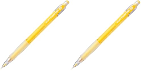 Pilot Color Mechanical Pencil ENO, 0.7mm, Yellow (HCR-12R-Y7) (Pack of 2) - color: Yellow, size: 1 Count (Pack of 2)