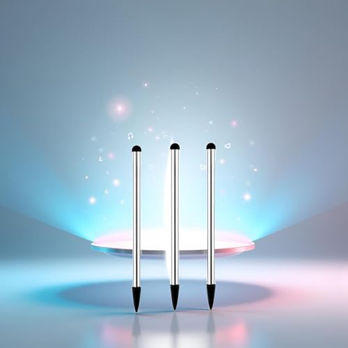 6Pcs Silver Stylus Pens,Universal Fine Point Pencil for Phone/iPad/Android/Tablet and Other Touch Screens,High Precision Stylus for All Universal Touch Screen Devices Stylus Pens Accessories