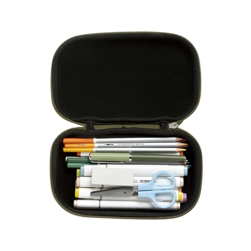 ZIPIT Camo Pencil Box for Boys, Cute Pencil Case for School, Large Capacity Stationery Organizer Box - color: Camo Green