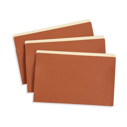 Blue Summit Supplies 10 Expanding File Pockets, Legal Size, 5.5" | 5.5 in expansion, straight tab, legal size, for documents, files, and bulk filing - size: 5.25"