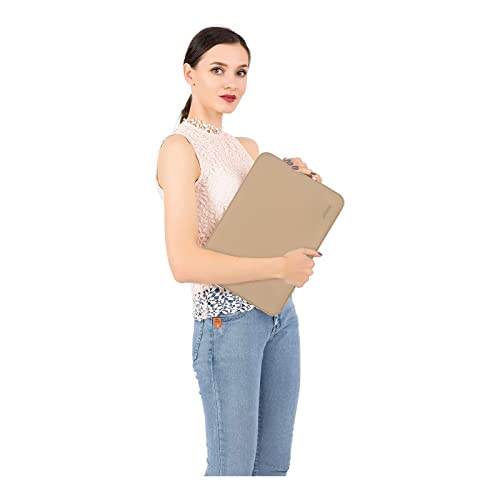 MOSISO Laptop Case 13.3 inch, 13-13.3 inch Laptop Sleeve Bag Compatible with MacBook Air/Pro 13/Pro 14 M5 M4 M3 M2 M1, HP Dell ASUS Lenovo, Neoprene Computer Sleeve Bag with Small Case, Apricot - color: Apricot, size: 13.3 inch