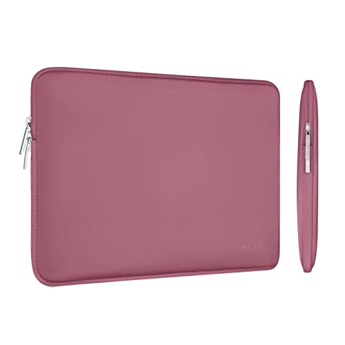 MOSISO Laptop Case 13 inch, 13 inch Laptop Sleeve Bag Compatible with MacBook Neo/Air M5 M4 M3 M2 M1 2026-2018 / Pro M2 M1 2026-2016, Neoprene Computer Sleeve Bag with Small Case, Dusty Rose - color: Dusty Rose, size: 13 inch