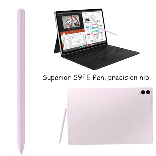 2 Pack Galaxy Tab S9 FE S Pen for Samsung Galaxy Tab S9 FE / S9 FE+ Stylus Pen,Replacement for Samsung Galaxy Tab S9 FE Pen(Purple) - color: (Purple)