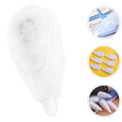Correction Tape with Ergonomic Plastic Design for Instant Corrections 6pcs Portable and Compact, for School and Office Use by Students and Professionals