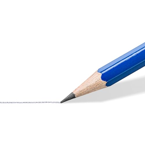 STAEDTLER Norica #2 HB Wood-Cased Pencil Set: 18 Pre-Sharpened Graphite Pencils with 1 Eraser & 1 Sharpener, Break-Resistant Lead, For Writing & Drawing, Blue, Ideal for Classroom, Home & Office - size: 1 Count (Pack of 20)