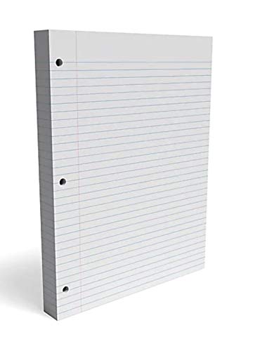 1InTheOffice Loose Leaf Paper College Ruled, Filler Paper 8 1/2" x 11", 400 Sheets (400 Sheets) - size: 400 Sheets