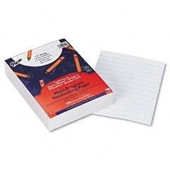 Pacon 2422 Multi-Program Handwriting Paper, 1/2-Inch Short Rule, 10-1/2 x 8, White, 500 Shts/Pk - size: 8 x 10.5 inches, style: 8" Grades 2 & 3