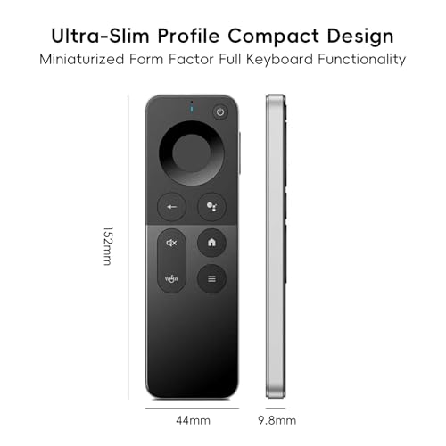 iPazzPort Bluetooth Air Mouse Remote Keyboard, 2.4G Wireless Keyboard Combo Plug & Play Handheld Remote Control for Android TV Box, PC, HTPC, Smart TV, Projector