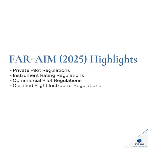 2026 Pre-Tabbed FAR AIM Book – Private, Instrument, Commercial, and CFI Bundle,FAA Regulations Book with Pre-Applied Study Tabs - style: Pre-tabbed FAR AIM