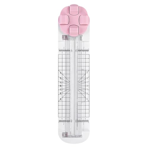 Paper Trimmer - 4 in 1 Photo Cutter, Multi Function Craft Tool, Precision Cutting Device | Blade for Scrapbooking School Office Classroom Wrapping Packaging Label Coupons Picture