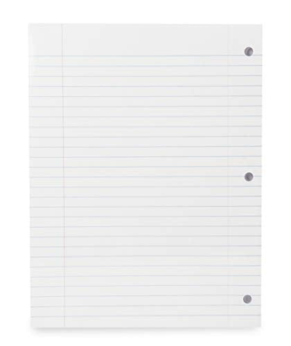 Mintra Office Filler Paper (Wide Ruled, 2400 Sheets (4-6pks)) - color: Wide Ruled, size: 2400 Sheets (4-6pks)