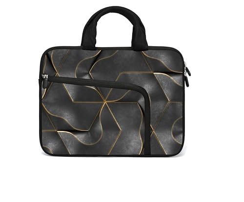 11.6" 12.2 inches Laptop Sleeve Chromebook Case Ultrabook Case Notebook Sleeve PC Messenger Bag Tablet Case Neoprene Handle Sleeve for Adult Men Women, Two Pockets (Maze) - color: Maze