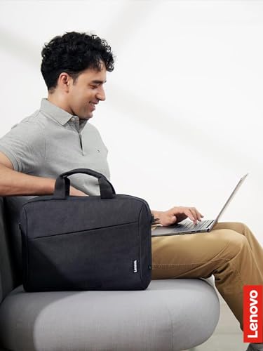 Lenovo Laptop Carrying Case T210, 15.6-Inch Laptop and Tablet, Sleek Design, Durable and Water-Repellent Fabric - color: Eco | Black, size: 15.6 inch