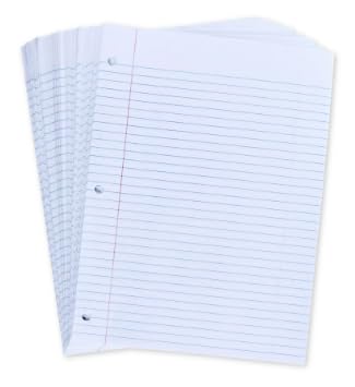 Pen+Gear 150ct Filler Paper College Ruled, 10.5 x 8, 59156