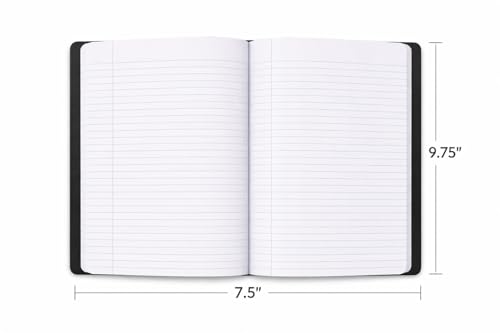 Mintra Office Poly Composition Book (3 Pack, Artic Ice, Sun Yellow, Spring Pink) - durable flexible quality writing notebook journal for school, business, notes, 7.5in x 9.75in, 70 College Ruled Sheets - 3 Pack - color: Artic Ice, Sun Yellow, Spring Pink,