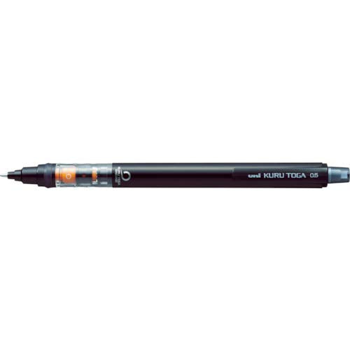 Uni Mechanical Pencil Kurutoga Pipe Slide Model 0.5mm, Black Body (M54521P.24) - color: Black, size: 1 Count (Pack of 1)