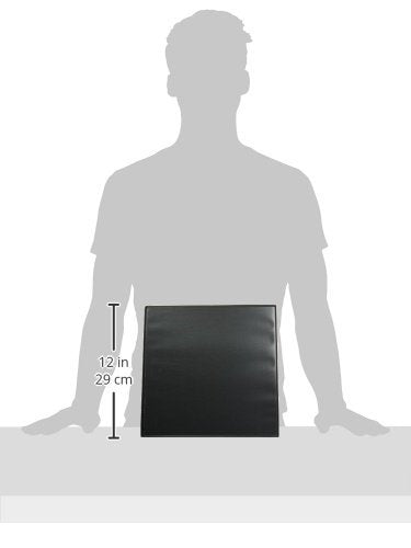 Avery Durable View 3 Ring Binder,3 Inch Slant Rings,635 Sheet Capacity,Black,Holds 8.5 x 11 Paper,3.5" Wide Spine,DuraHinge for Organizing Reports & Projects (17041),(Pack of 6) - size: 3" (Pack of 6)