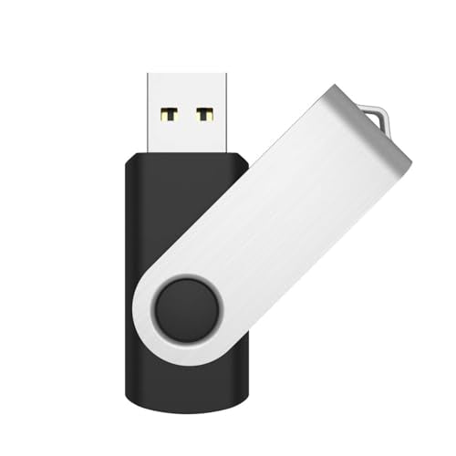 Aiibe 8GB USB Flash Drive Memory Stick 8GB Thumb Drive Black - color: Black, size: 8GB