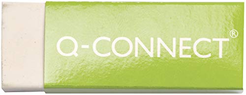 Q-Connect Plastic Eraser White (20 Pack)