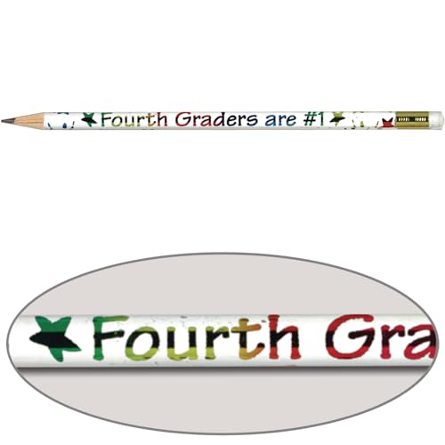 Really Good Stuff Make The Grade Pencils - 12 Pencils. - style: 4th Grade