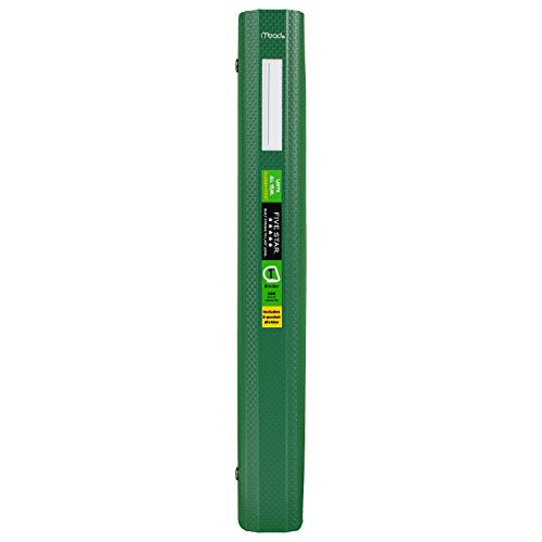 Five Star 1 Inch 3 Ring Binder, Plastic, Color Selected for You, 1 Count (26134)