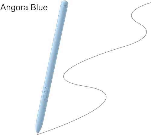 Tab S6 Lite Pen Replacement for Samsung Galaxy Tab S6 Lite, Angora Blue | Tab S6 Lite S Pen,S6 Lite Stylus,Galaxy Tab S6 Lite Pen ,EJ-PP610, Includes Nibs, No Bluetooth - color: Angora Blue