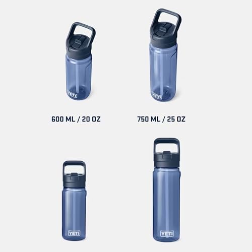 YETI Yonder 750 ml/25 oz Water Bottle with Yonder Straw Cap, Tropical Pink - color: Tropical Pink, size: 25 Ounces