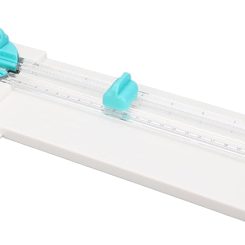 Paper Cutter Portable Paper Trimmer Cutter 4 in 1 Paper Trimmer Scrapbooking Tool Paper Trimmer with 45 to 90 Degree Angle Measuring (Green) - color: Green