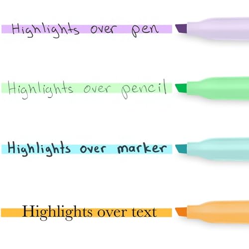 Sharpie® Accent Pocket Highlighters, Chisel Tip, Assorted Barrels, Assorted Mild Pastel Ink, Pack Of 6 Highlighters