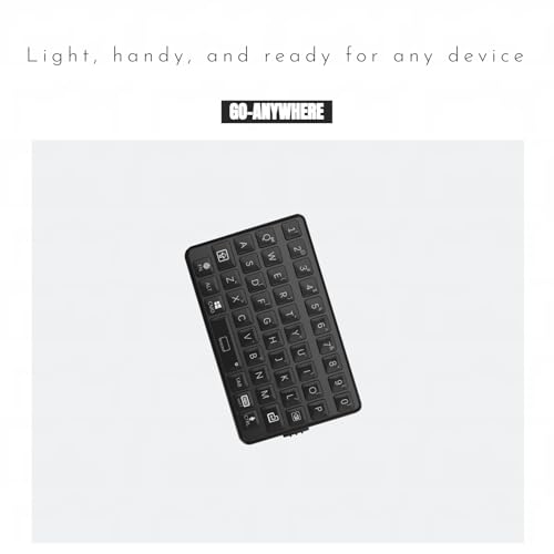 DarkWalker Wireless Bluetooth Keyboard, M4 Mini Keyboard - Tiny Design | Compatible with iOS, iPhone, iPad, Mac, Android, Tablet