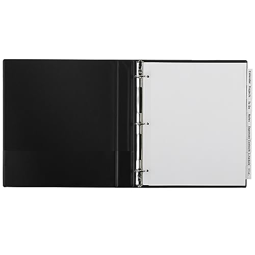 Avery 11223 Insertable Big Tab Dividers, 8-Tab, 11 1/8 x 9 1/4 - color: Clear, size: 8 tab, style: 1 Set