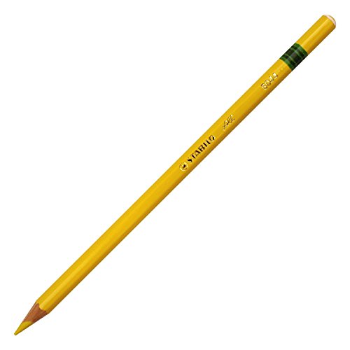 STABILO All - Coloured Pencil for Almost All Surfaces - Pack of 1 - Yellow