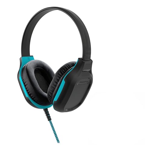 Gumdrop DropTech On-Ear Wired Headphones No Mic | 3.5 mm - Long Tangle Free Chew-Proof Cord - Rugged Reliable Drop Tested and Comfortable for Kids K-12 Students Classroom and School Use - size: New DropTech Headphones (Black) Single Unit
