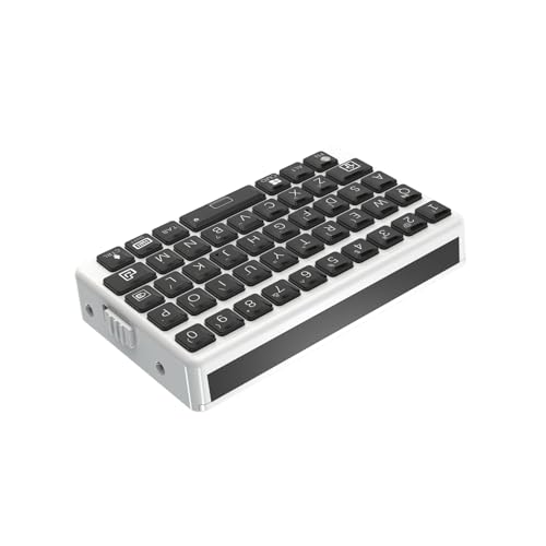 EXknight Mini Keyboard - Wireless Bluetooth Keyboard for iOS, iPhone, iPad, Mac, Android, Smartphone, Tablet & PC White&Black - color: White&Black