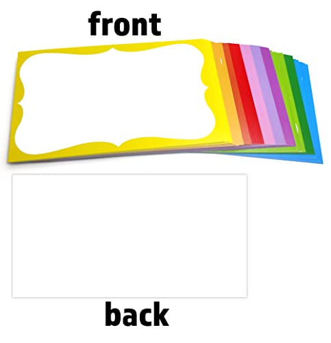 PPAPPAPPIYO 3x5 colorful index card / (Set of 50) Blank index cards flash card 250gsm (10multi)
