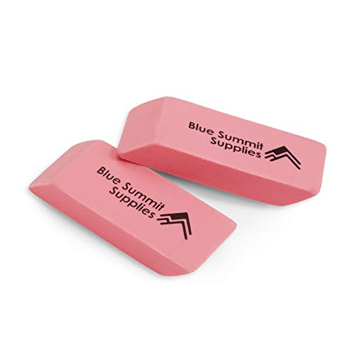 Blue Summit Supplies Pink Erasers, Bulk Erasers for Art, School, and Office Use, Classroom Set, 36 Pack - size: 36