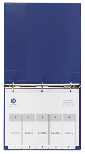 Avery Dividers for 3 Ring Binders, 5 Tabs per Set, Customizable Table of Contents, Classic White Tabs, Great for Organizing Reports, Projects, and More (6 Sets of 11821) - size: 0