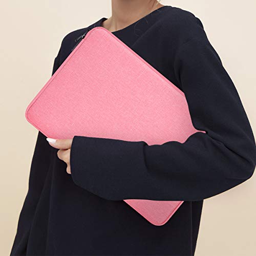 15.6 Inch Laptop Sleeve Case for Lenovo IdeaPad 3 3i/Lenovo ThinkPad E15/ Legion/Yoga 7i 16 inch/Flex 5, LG Gram 16", Dell HP Asus Acer Chromebook with Small Case, Pink - color: Pink, size: 15.6 Inch