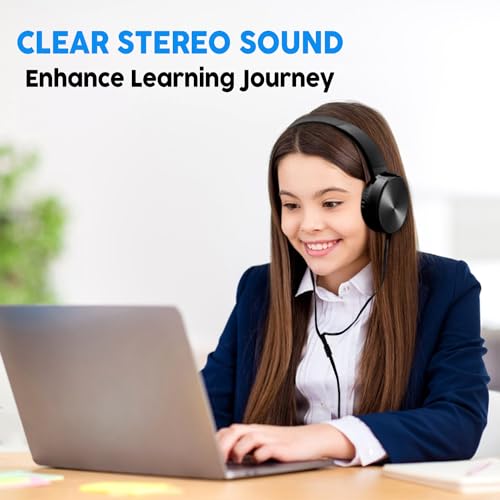 Kids Headphones for School Bulk 2 Pack,Durable Wired Classroom Headphones for Kids,Students,Children Toddler Teen Boys Girls and Adult - size: 2 PACK