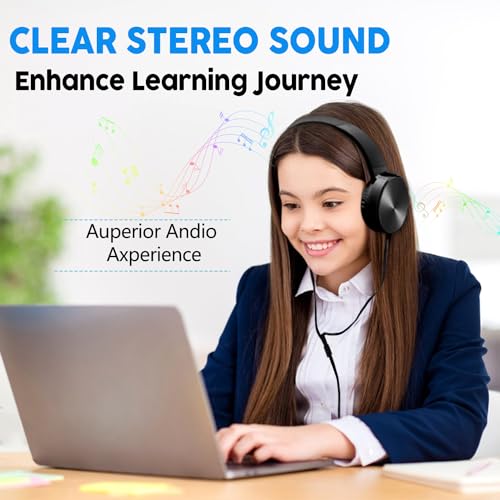 Bulk Headphones for Classroom 24 Pack Durable Wired School Headphones for Kids,Students,Children Toddler Teen Boys Girls and Adult(Black) - size: 24 PACK