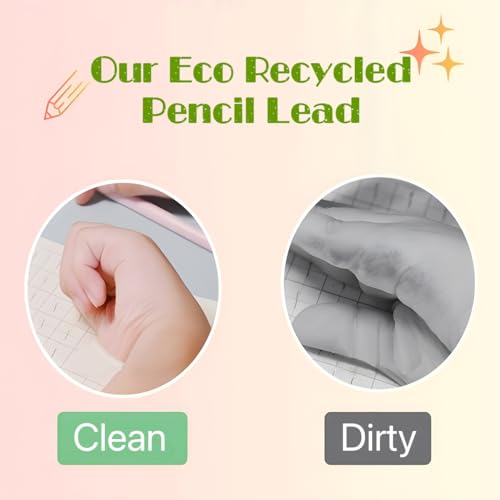 Fun Triangle Pencils - Cute Kids Pencils with Flower Shaped Shavings, Pre-sharpened Erasers, 12 Pack - style: Macaron Triangular Pencils