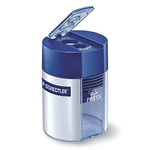 Staedtler 이중 구멍 욕조 연필깎이, 포장 없음 (2팩)